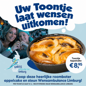Actie ‘Ons Toontje Laat Wensen Uitkomen’ voor Wensambulance